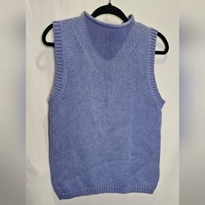 Woolrich Cowl Neck Knit Top Hyacinth Color Ramie/ Cotton Blend